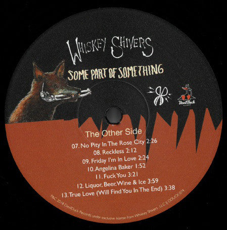 Whiskey Shivers : Some Part Of Something (LP, Album + CD, Album)