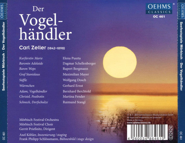 Carl Zeller : Der Vogelhändler (CD, Album)