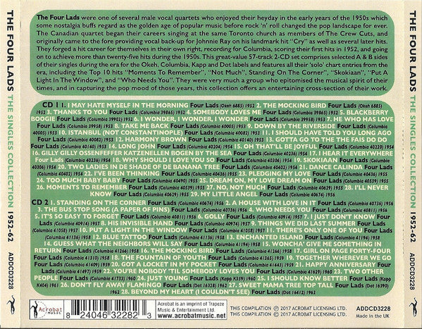 The Four Lads : The Singles Collection 1952-62 (2xCDr, Comp)