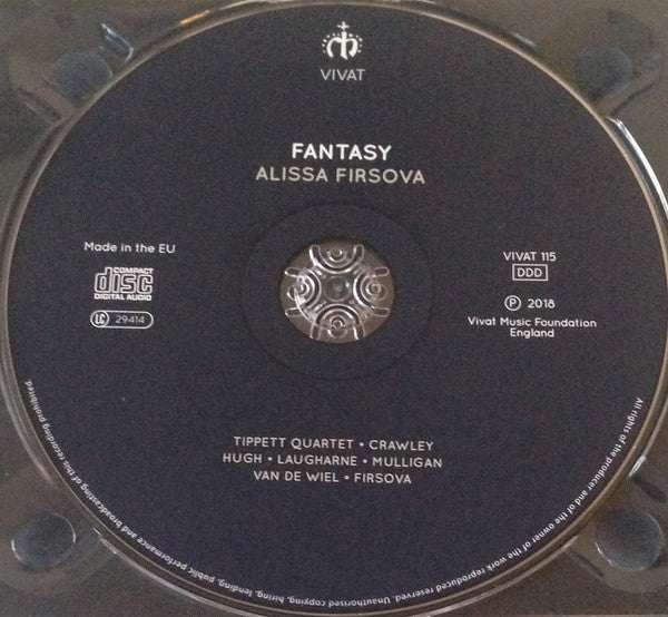 Alissa Firsova, Tippett Quartet, Nicholas Crawley, Tim Hugh, Ellie Laugharne, Simon Mulligan, Mark Van De Wiel : Fantasy (CD, Album)