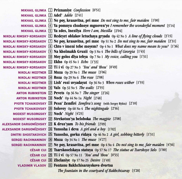 Malcolm Martineau, Joan Rodgers : Pushkin Romances (CD, Album)