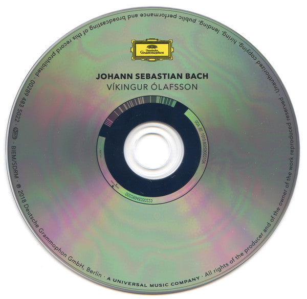 Johann Sebastian Bach, Víkingur Ólafsson : Johann Sebastian Bach (CD, Album, Dig)