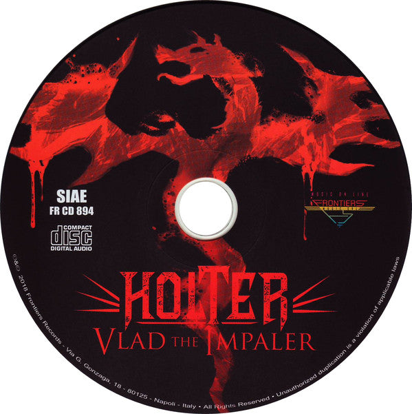 Holter (4) : Vlad The Impaler (CD, Album)
