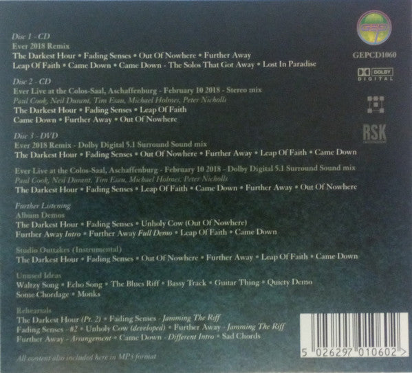 IQ (7) : Ever (2018 Remix - 25th Anniversary Collector's Edition) (CD, Album, RM + CD + DVD, Multichannel + Dig)