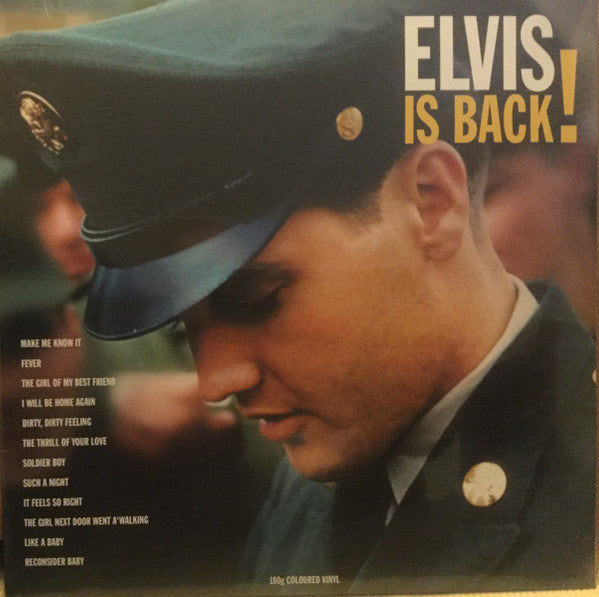 Elvis Presley : Elvis Is Back! (LP, Album, RE, 180)