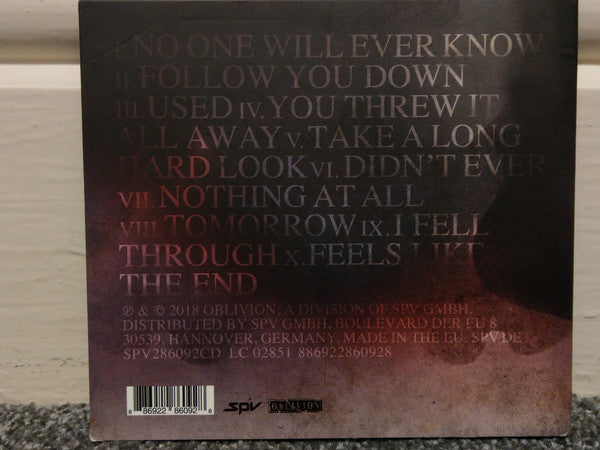 Sulpher : No One Will Ever Know  (CD, Album)