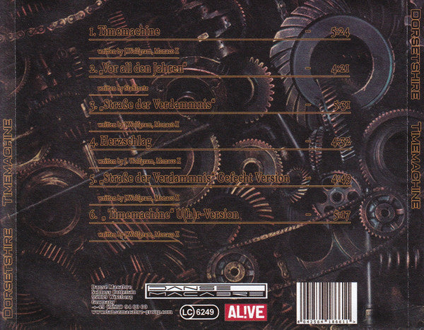 Dorsetshire : Timemachine (CD, EP)