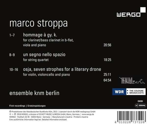 Marco Stroppa - Kammerensemble Neue Musik Berlin : Space (CD, Album)