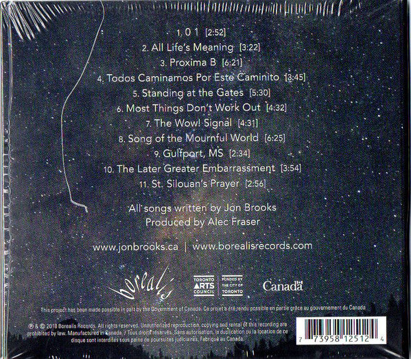 Jon Brooks (6) : 	 No One Travels Alone (CD, Album)