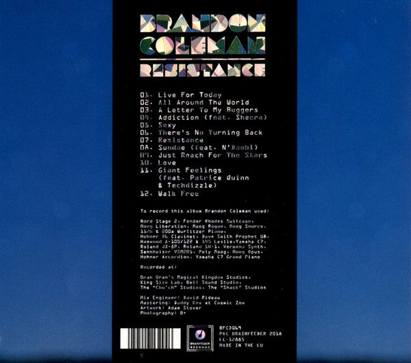Brandon Coleman : Resistance (CD, Album)