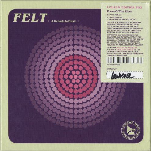 Felt : Poem Of The River (CD, Ltd, RM + 7", Ltd, RE, RM + Box, Ltd)