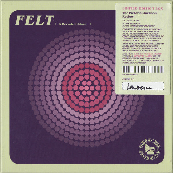 Felt : The Pictorial Jackson Review (CD, Ltd, RM + 7", Ltd, RM + Box, Ltd)