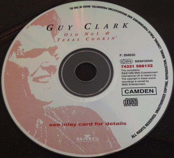 Guy Clark : Old No1 & Texas Cookin' (CD, Comp)