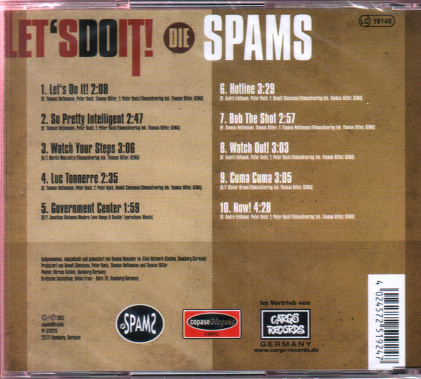 Die Spams : Let's Do It! (CD, Album)