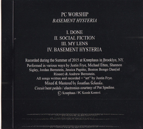 PC Worship : Basement Hysteria (CD, Album)