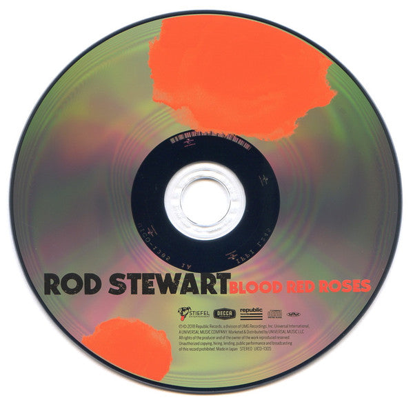 Rod Stewart : Blood Red Roses (CD, Album, SHM)