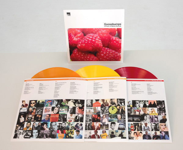 Various : Goosebumps - 25 Years Of Marina Records (LP, Ora + LP, Yel + LP, Red + Comp, Ltd)