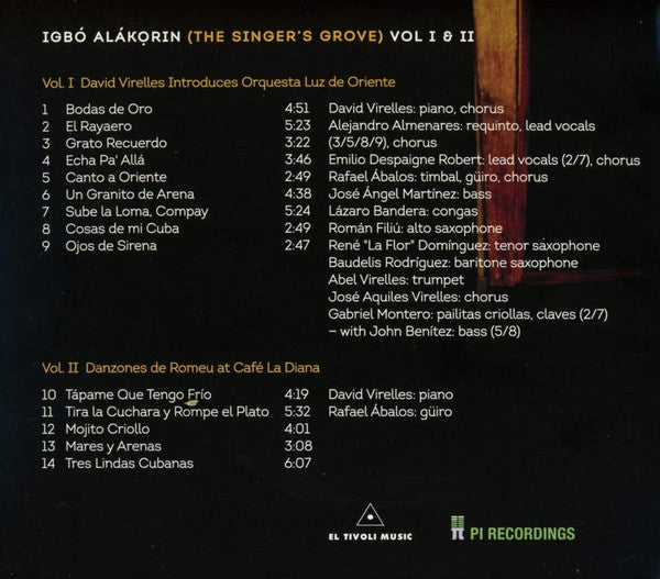 David Virelles : Igbó Alákọrin (The Singer's Grove) Vol I & II (CD)