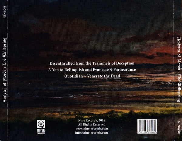 Acolytes Of Moros : The Wellspring (CD, Album)