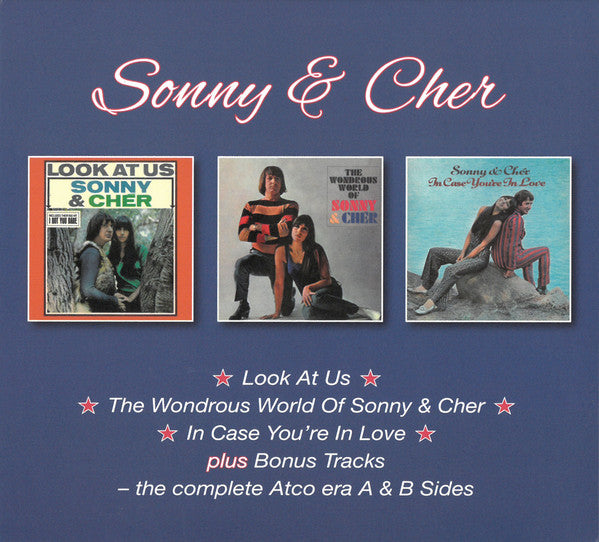 Sonny & Cher : Look At Us ★ The Wondrous World Of ★ In Case You're In Love (3xCD, Comp, RM)
