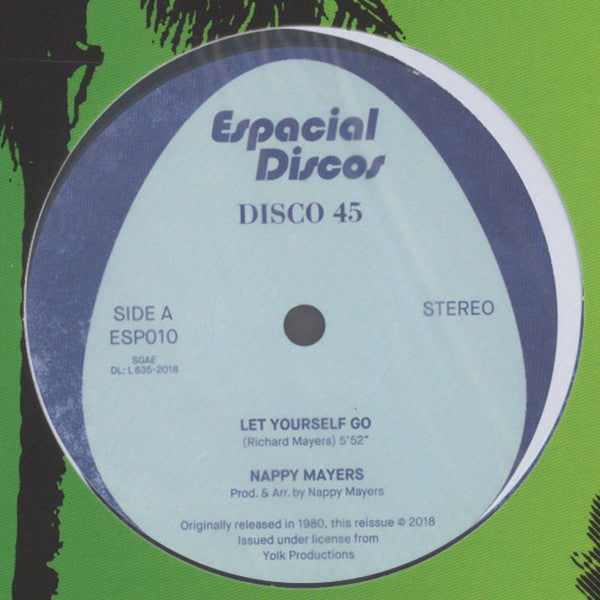 Richard Mayers : Let Yourself Go (12", Maxi, RE)