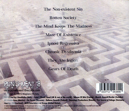 Unorthodox (8) : Maze Of Existence (CD, Album)