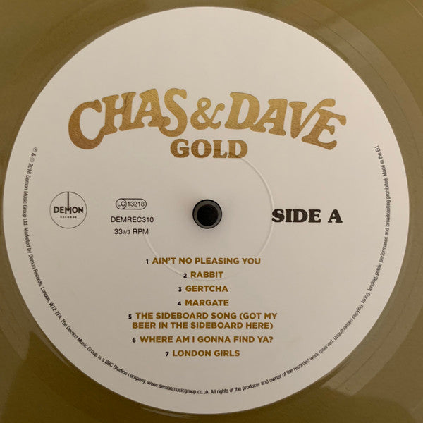 Chas And Dave : Gold (LP, Comp, Ltd, Gol)