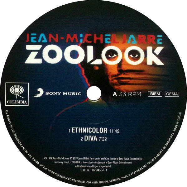 Jean-Michel Jarre : Zoolook (LP, Album, RE, RM)
