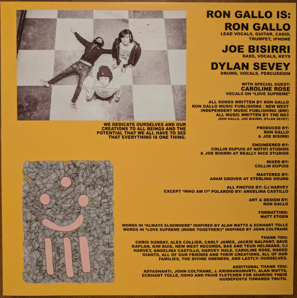 Ron Gallo : Stardust Birthday Party (LP, Album, Whi)