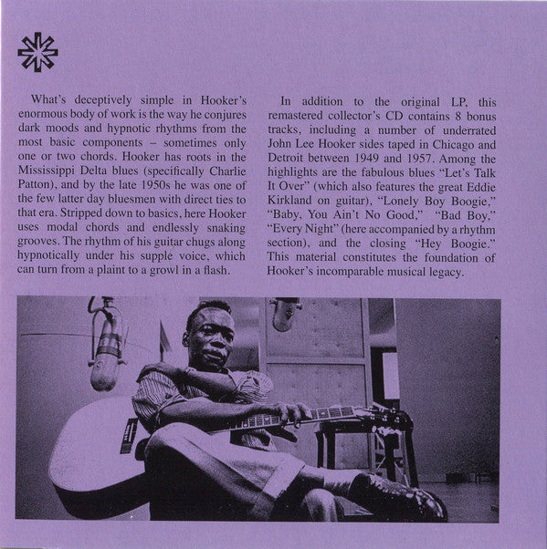 John Lee Hooker : John Lee Hooker (The Galaxy Album) (CD, Album, Ltd, RE, RM, Gat)