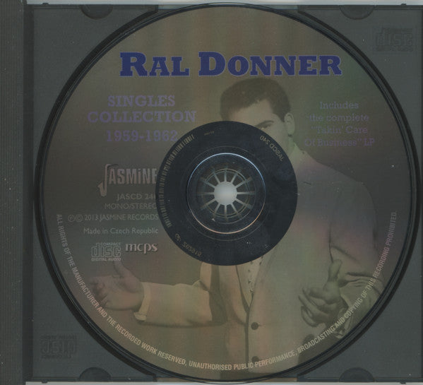 Ral Donner : Singles Collection 1959-1962 (CD, Comp, Mono)