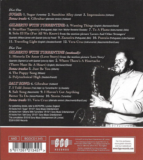 Stanley Turrentine : Sugar / Gilberto With Turrentine / Salt Song (2xCD, Comp, RM)