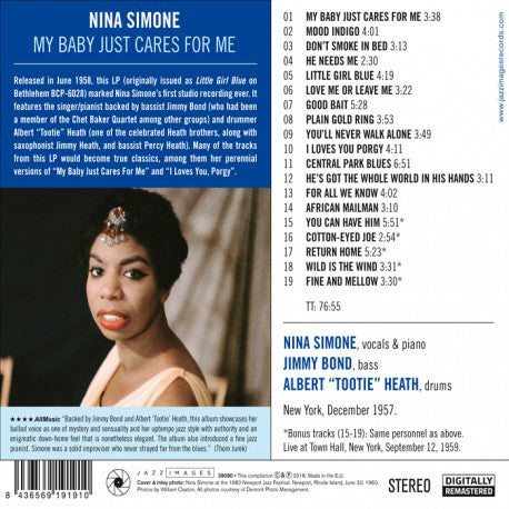 Nina Simone : My Baby Just Cares For Me (CD, Album, Ltd, RE, RM)