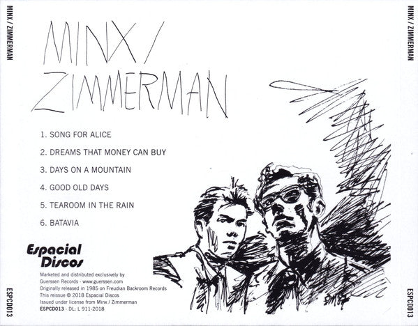 Don Minx / Aldomir Zimmerman : Minx / Zimmerman (CD, Album, RE)
