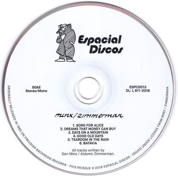 Minx* / Zimmerman* : Minx / Zimmerman (CD, Album, RE)