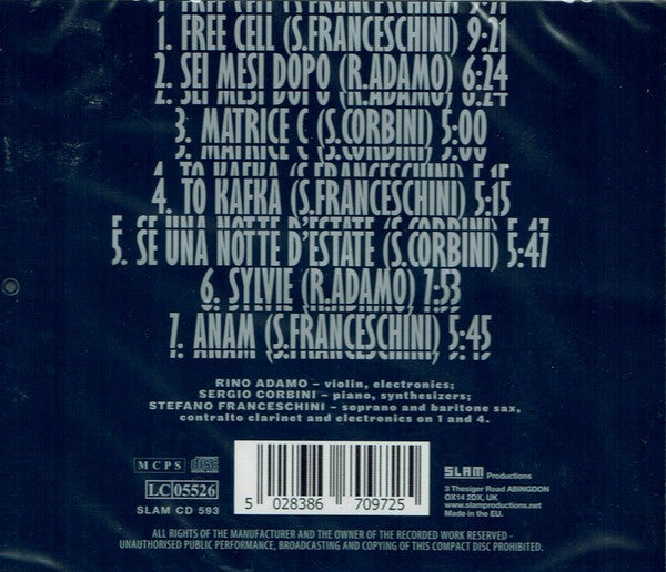 Rino Adamo, Sergio Corbini, Stefano Franceschini : Endless Work (CD, Album)