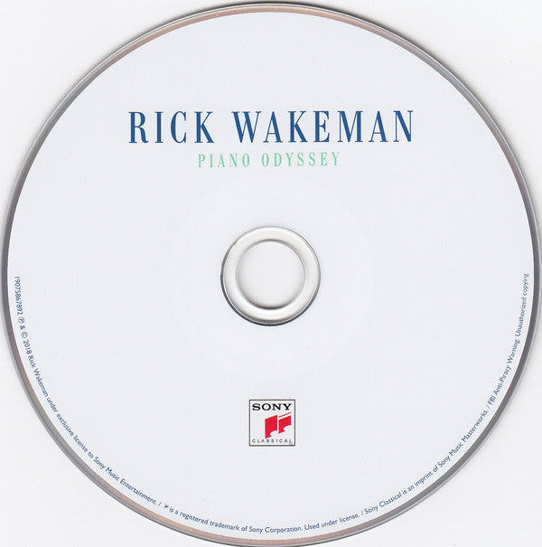 Rick Wakeman : Piano Odyssey (CD, Album)