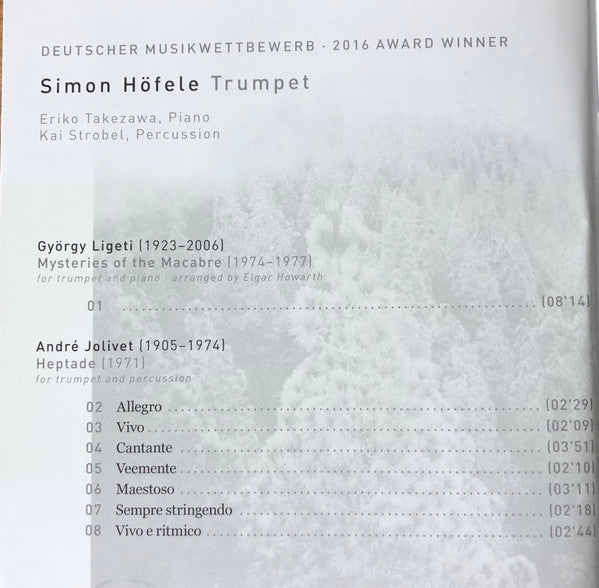 Simon Höfele : Mysteries (CD, Album)