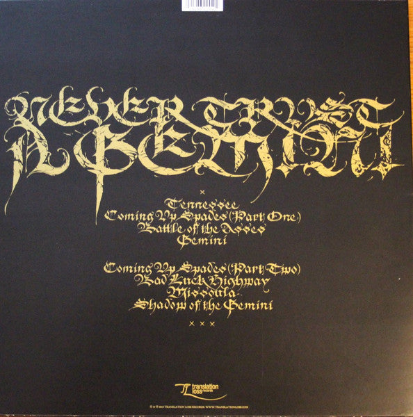 Cable (5) : Never Trust A Gemini (LP, Album, Ltd, Met)