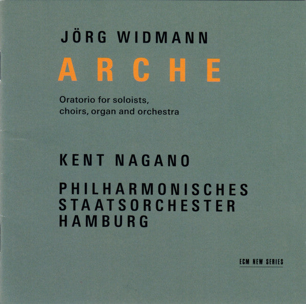 Jörg Widmann, Kent Nagano, Philharmonisches Staatsorchester Hamburg : Arche (2xCD, Album)