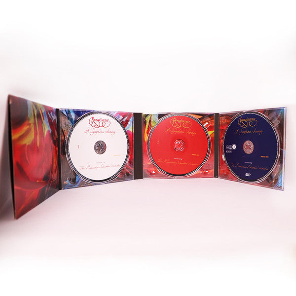 Renaissance (4) With The Renaissance Chamber Orchestra : A Symphonic Journey • Live In Concert (2xCD + DVD-V, Multichannel, NTSC + Album, RE, Dig)