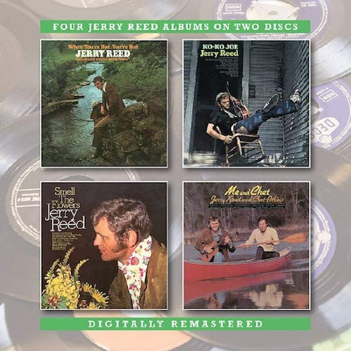Jerry Reed : When You're Hot, You're Hot / Ko-Ko Joe / Smell The Flowers / Me And Chet (2xCD, Comp, RM)