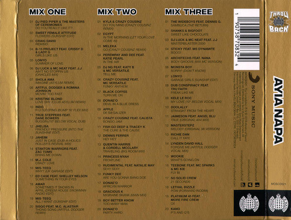 Various : Throwback Ayia Napa (3xCD, Comp, Mixed)