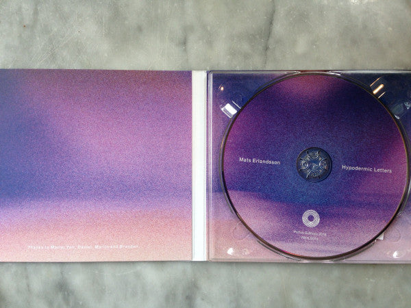 Mats Erlandsson : Hypodermic Letters (CD, Album, Ltd)
