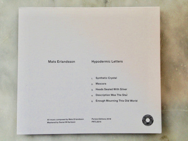 Mats Erlandsson : Hypodermic Letters (CD, Album, Ltd)