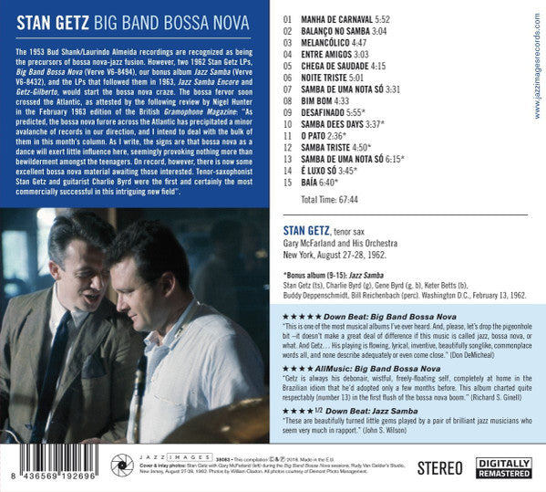 Stan Getz : Big Band Bossa Nova (CD, Album, Ltd, RM)