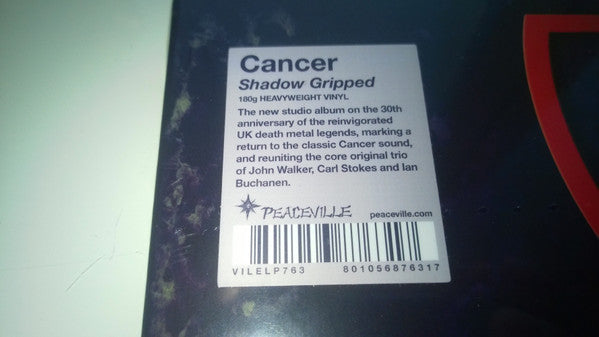 Cancer (3) : Shadow Gripped (LP, Album)