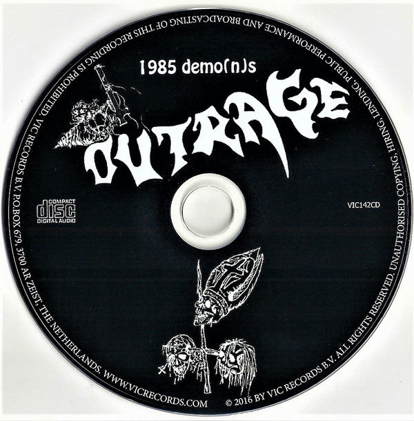 Outrage (7) : 1985 Demo(n)s (CD, Comp)