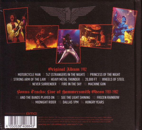 Saxon : The Eagle Has Landed (Live) (CD, Album, RE, RM, Med)