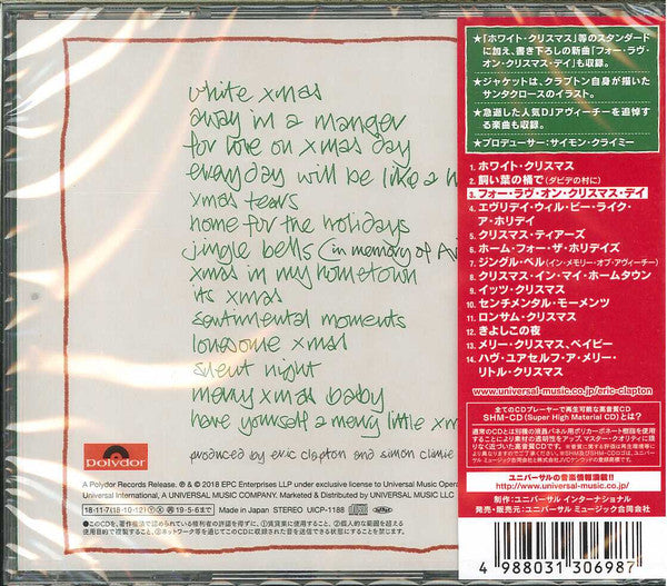 Eric Clapton : Happy Xmas (CD, Album, SHM)